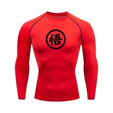 Imagem de Camiseta De Manga Longa Para Homens, Rápido Secagem, Compressão, Trein