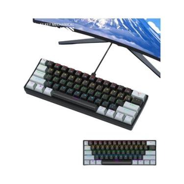 Imagem de Teclado Mecânico RGB Phantom Colorido Com Fio K61, Resposta De Nível G