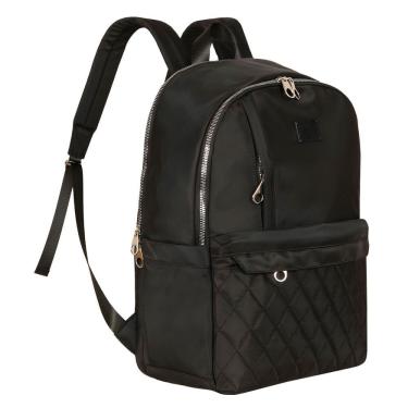 Imagem de Mochila Executiva 17" Feminina 4 Divisórias Preta GW26108PT - Clio