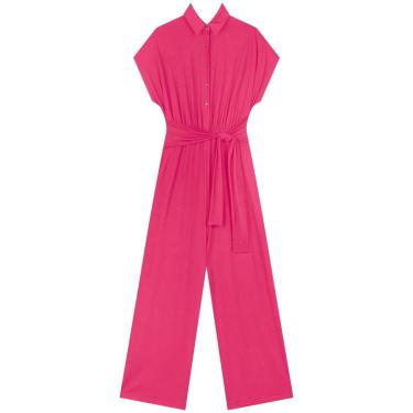 Imagem de Macacão Longo Com Botões E Faixa Embutida-Feminino