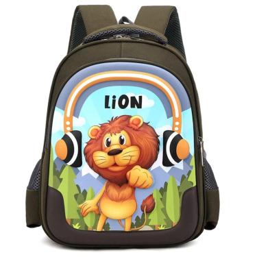 Imagem de Mochila Infantil Escolar Alto Relevo Pequena 3d Criança-Unissex
