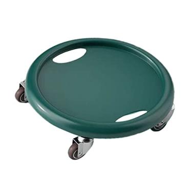 Imagem de SPYMINNPOO Disco Deslizante de Treino Ab Core Slider para Treinamento Abdominal Eficaz Em Casa, Academia, 4 Rolos, PU, ​​plástico, Metal para Uso Em Academia/escritório (Verde Escuro)