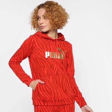 Imagem de Moletom Puma Ess+ Tiger Aop Tr Canguru Feminino-Feminino
