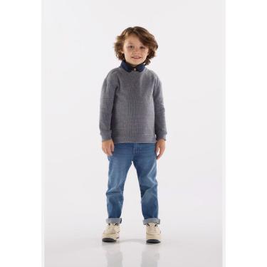 Imagem de Blusão Infantil Masculino em Malha Aveludada Up Baby-Masculino