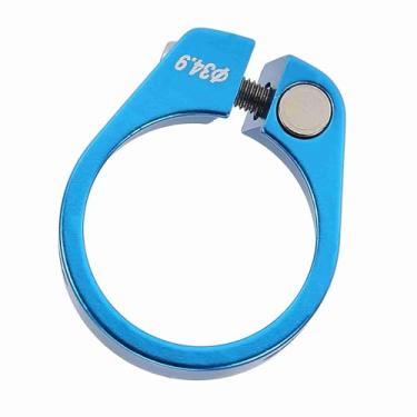 Imagem de Estink Braçadeira de Selim para Bicicleta 34.9mm Liga de Alumínio Braçadeira de Selim Leve e Durável Acessório para Bicicleta de Montanha ou Estrada 5 Cores Preto Vermelho Dourado (34,9 mm)