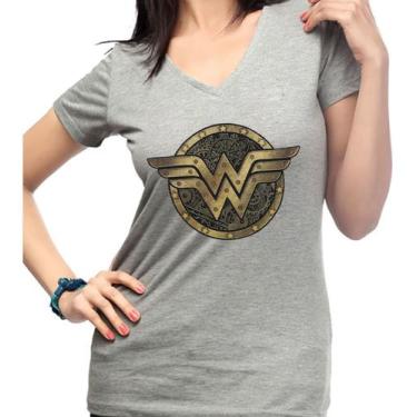 Imagem de Camiseta Mulher Maravilha Wonder Woman Liga Da Justiça - Tee Geek, Cin