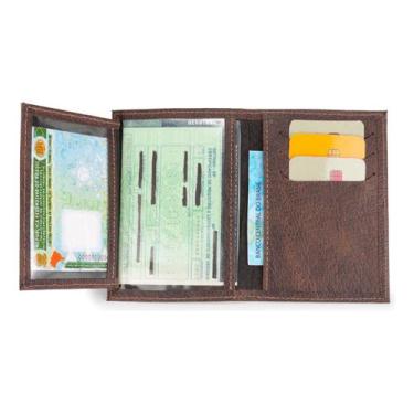 Imagem de Porta Cnh Crlv Slim Masculino Em Couro De Alta Qualidade - Ello Griff,