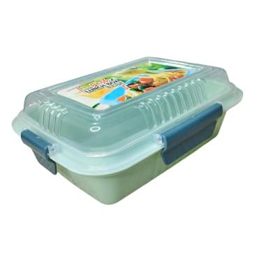 Imagem de Pote Marmiteira Cereal Merenda Com Colher De Plástico (Verde)