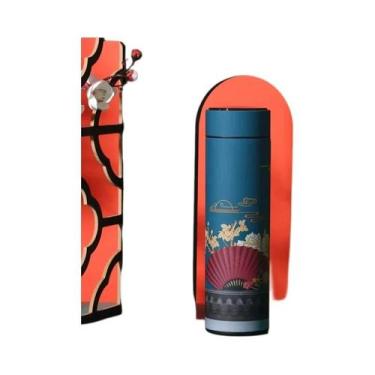 Imagem de Garrafa Térmica Portátil Estilo Chinês Com Display De Temperatura Inte