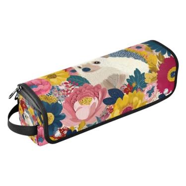 Imagem de Bolsa de viagem para ferramentas de cabelo com tapete resistente ao calor destacável 2 em 1 modelador de cachos estojo de viagem organizador de ferramentas quentes para alisador, chapinha, jardim
