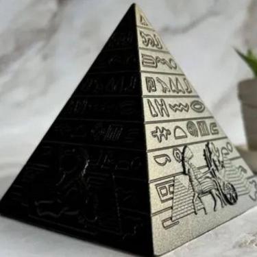 Imagem de Enfeite Decorativo Pirâmide Gizé Egito Estátua Escultura Top