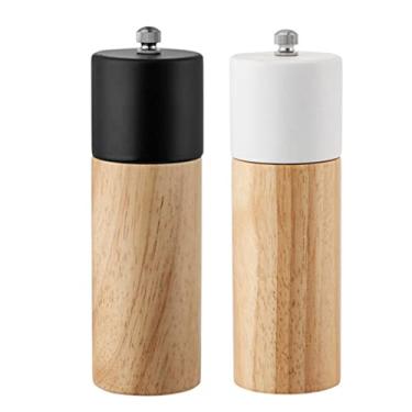 Imagem de THJKUPO Mini moedor manual de pimenta moedor de sal de madeira multiuso ferramenta de cozinha com cerâmica para uso doméstico