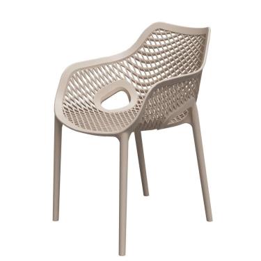 Imagem de Cadeira Poltrona Jardim-varanda Colmeia Polipropileno – Tk natural