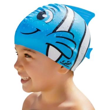 Imagem de Touca de Natação Hammerhead Silicone Animal Kids Peixinho Infantil