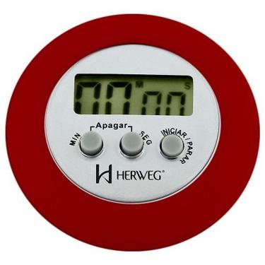 Imagem de Temporizador Cronômetro Regressivo Progressivo Azul 3308 Vermelho