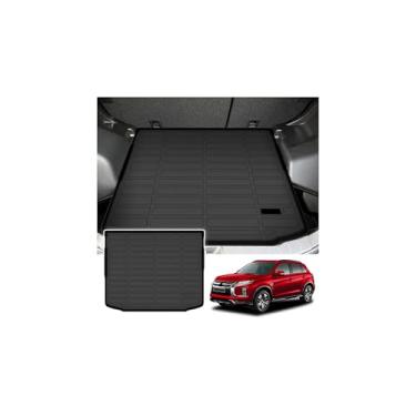 Imagem de Cartist Forro de carga para Mitsubishi Outlander Sport 2011-2024, tapetes de carga para todos os climas para acessórios esportivos Outlander, tapete de porta-malas TPE resistente, acessórios de carro