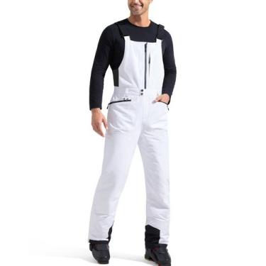 Imagem de Calça de Neve Impermeável e Isolada FREE SOLDIER Branca M