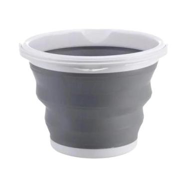 Imagem de Balde De Água Portátil Dobrável De Plástico Grande 3L Para Lavagem De 