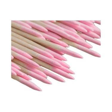 Imagem de Cotonetes De Ponta Dupla Com Pontas Finas 100 200 300 Unidades Para Ar