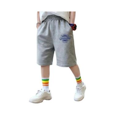 Imagem de Shorts De Algodão Para Meninos Com Estampa Brooklyn, Moda Infantil, Ca