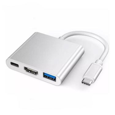 Imagem de Adaptador USB 3.1-C Multiporta com USB, HDMI e USB-C 8324 CRLO