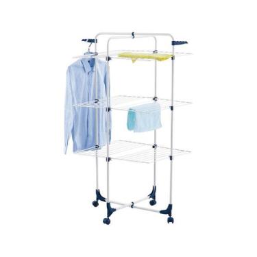 Imagem de Varal Torre em Aço 3 Rack 70x65x136cm - Kleine Wolke