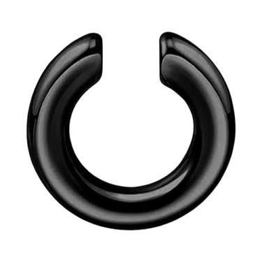 Imagem de Brinco De Pressão Masculino Em Formato C Exagerado, Falso Piercing Par