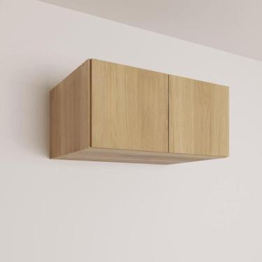 Imagem de Ponte Modular 80cm com 2 Portas Jade CabeCasa MadeiraMadeira Avelã