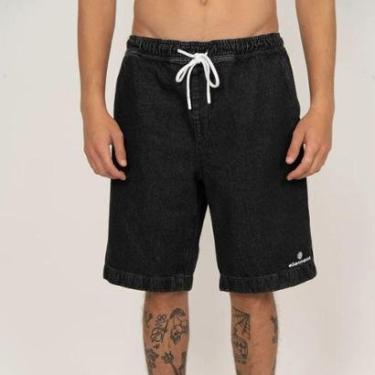 Imagem de Bermuda jeans Element Street Denin Preto-Masculino