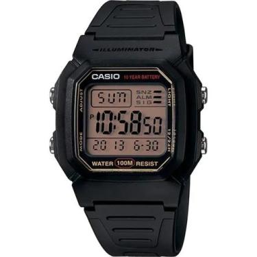 Imagem de Relógio Casio Masculino Digital Preto W-800HG-9AVDF, Preto
