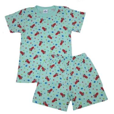 Imagem de 2 Pijamas Manga Curta Infantil Juvenil Menino Roupa D Dormir - Geral, 
