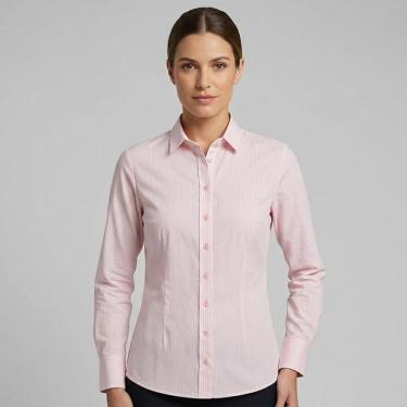Imagem de Camisa Dudalina Slim Ft Listrado Feminino-Feminino
