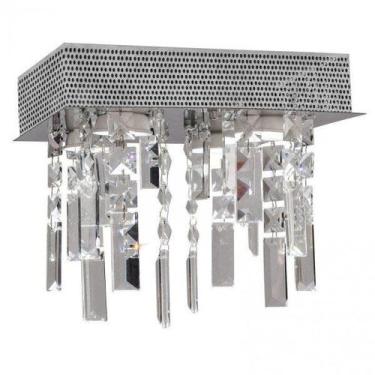 Imagem de Luminária Plafon Cristal para 4 Lâmpadas New York Bronzearte