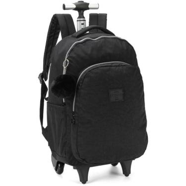 Imagem de Mochila Juvenil De Carrinho Crinkle Up4you Com Pompom