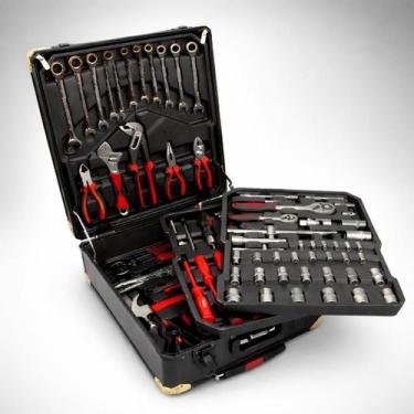 Imagem de Maleta de Ferramentas 199 Peças em Alumínio com Rodas e Kit Completo -