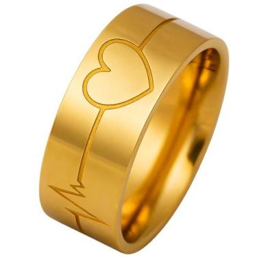 Imagem de Alianças Casamento Banhada 18k Anatômica Tradicional Abaulada Simples 
