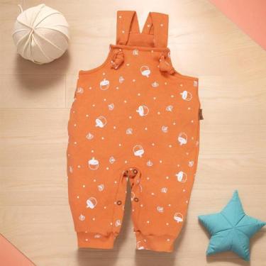 Imagem de Jardineira para Bebê Longa Minimalista em Tom de Cobre - Era Uma Vez, 