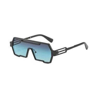 Imagem de Óculos De Sol Femininos Retrô De Luxo UV400 Com Lentes Divididas Retan