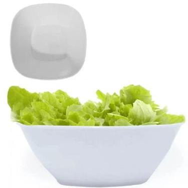 Imagem de 12 Tigelas Bowl Saladeira Quadrada 1500ml Melamina - Best