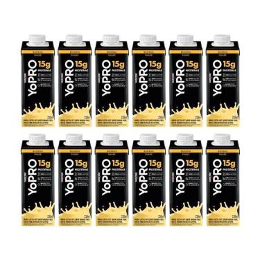 Imagem de Kit 12 Unidades Bebida Láctea UHT YoPRO Zero Açúcar-Unissex