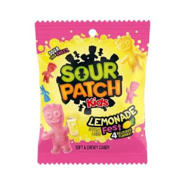 Imagem de Bala De Goma Azedas Sour Patch Kids Lemonade Fest Importado