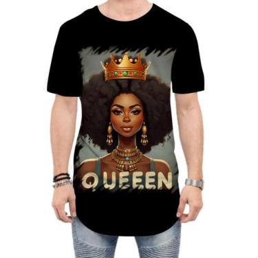 Imagem de Camiseta Longline Rainha Africana Queen Afric 7, M