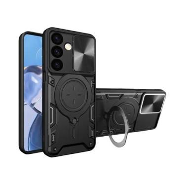 Imagem de Capa Magnética Híbrida De Metal Com Anel Para Samsung Galaxy S24 S23 S