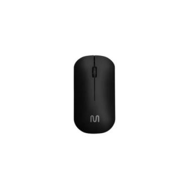Imagem de Mouse sem fio ms100 usb 1200dpi 3 bot slim pt - multilaser, Preto
