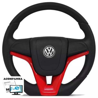 Imagem de Volante Esportivo Polo Fox Voyage Gol G2 G3 G4 Camaro Volkswagen + Cub