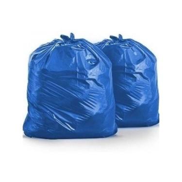 Imagem de Saco De Lixo 100l Azul Ultra Reforçado (0,12mm) 100 Unidade - Higipack