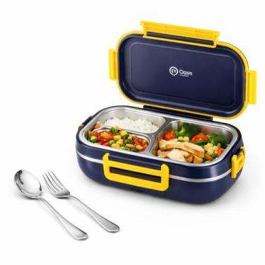 Imagem de Marmita Elétrica Gourmet 110V 1,5litros Com 40w Veicular - Lunch Box