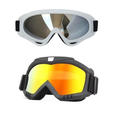 Imagem de Óculos Jet Ski Snowboard Motocross Kitesurf Neve Uv400 Kit 2 Unidades 