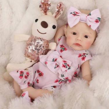 Imagem de Bebê Reborn Menina De Silicone Sólido Molinho Realista