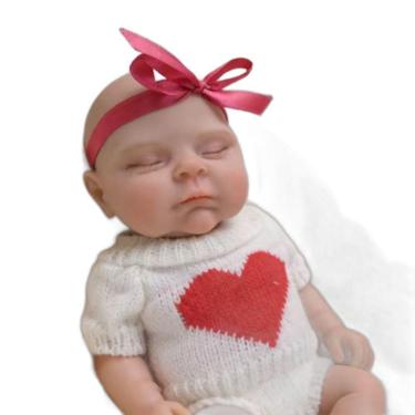Imagem de Bebê Reborn Menina De Silicone Sólido Molinha Super Realista
